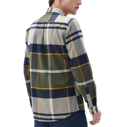 Camicia Uomo con logo ricamato sul petto, in cotone